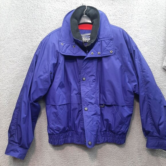 Vintage Alpine Ski Country Gear  XL Mens Blue Vented Ski Jacket - Picture 1 of 10